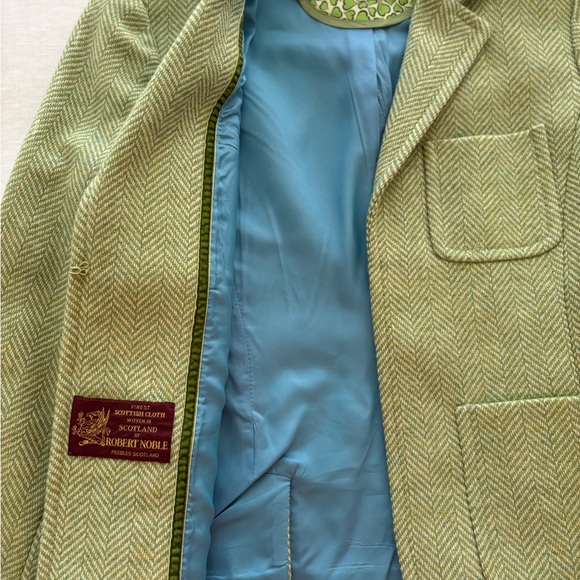 J. Crew Wool Herringbone Blazer in Sage Green - Picture 4 of 10